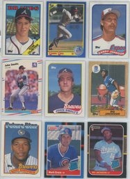Lot Of (9) Baseball Rookie Cards W/ Bo Jackson And More