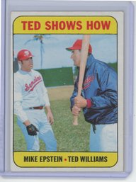 1969 Topps Ted Williams Ted Shows How