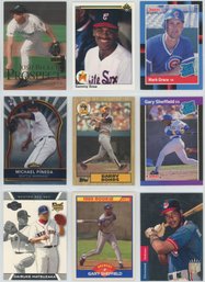 Lot Of (9) Baseball Rookie Cards W/ Bonds And More