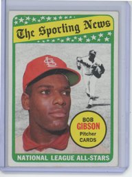 1969 Topps Bob Gibson All Star