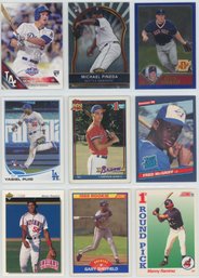 Lot Of (9) Baseball Rookie Cards W/ Chipper Jones And More