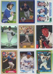 Lot Of (9) Baseball Rookie Cards W/ Bonds And More