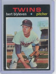 1971 Topps Bert Blyleven Rookie