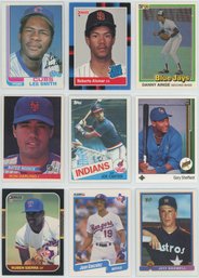 Lot Of (9) Baseball Rookie Cards