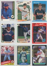 Lot Of (9) Baseball Rookie Cards