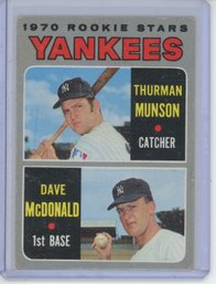 1970 Topps Thurman Munson Rookie