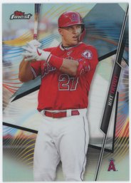 2020 Topps Finest Silver Refractor Mike Trout