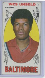 1969 Topps Wes Unseld Rookie