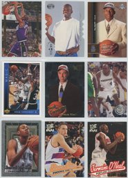Lot Of (9) 1990s Basketball Rookie Cards W/ Steve Nash And More