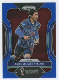 2022 Prizm Soccer Takumi Minamino #/299