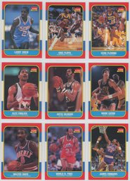 Lot Of (9) 1986 Fleer Basketball Cards