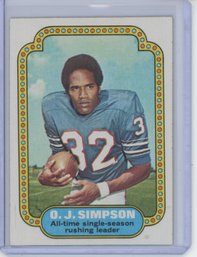 1974 Topps O.J. Simpson