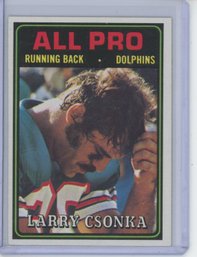 1974 Topps Larry Csonka All Pro