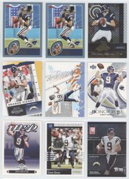 Lot Of (9) Drew Brees Football Cards