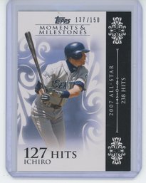2008 Moments And Milestones Ichiro #/150