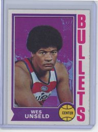 1974 Topps Wes Unseld