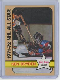 1972 Topps Ken Dryden All Star