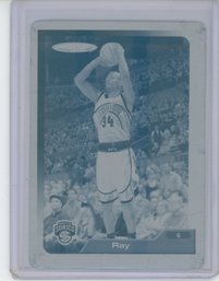 2005 Topps Total Ray Allen Printing Plate 1/1