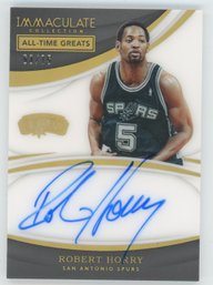 2018 Immaculate Robert Horry On Card Autograph #/75