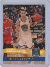 2010 Donruss Stephen Curry Second Year Card