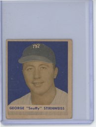 1949 Bowman George Stirnweiss Yankees