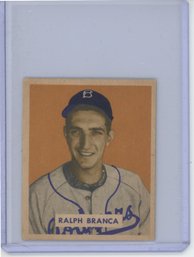 1949 Bowman Ralph Branca Dodgers