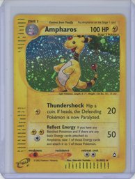 Pokemon TCG WOTC Card Ampharos Holo Foil #h1/H32 MP