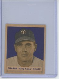 1949 Bowman Charlie 'King Kong' Keller Yankees