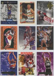 Lot Of (9) 1990s Basketball Insert Cards