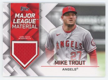 2022 Topps Mike Trout Major League Material Relic