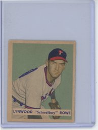 1949 Bowman 'Schoolboy' Rowe