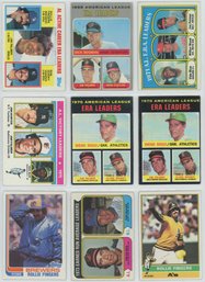 Lot Of (9) 1970s-80s Topps Star Pitchers