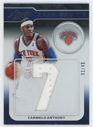 2012 Absolute Carmelo Anthony Game Worn Relic #1/49!