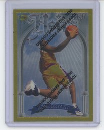 1996 Topps Finest Gold Rare Kobe Bryant Rookie