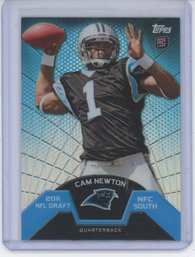 2011 Topps Cam Newton Rookie Card Refractor Style