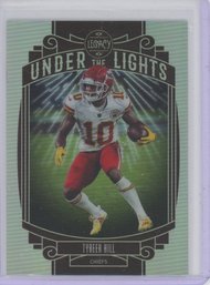 2021 Legacy Tyreek Hill Under The Lights Silver Prizm Card