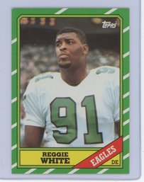 1986 Topps Reggie White Rookie Card