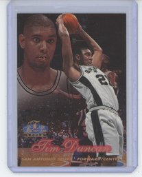 1998 Showcase Tim Duncan Rookie Card Row 2