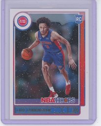 2021 Hoops Cade Cunningham Holiday Rookie Card