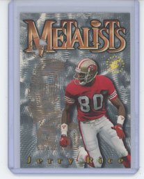 1995 Stadium Club Metalist Jerry Rice Die Cut Insert