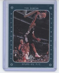 1997 SP Authentic Tim Duncan Future Watch Rookie Card