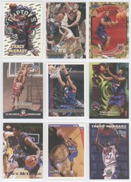 Lot Of (9) 1997 Tracy McGrady Rookie Cards
