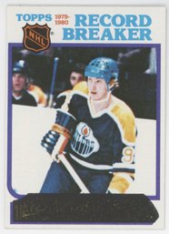 1980 Topps Wayne Gretzky Record Breaker