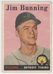 1958 Topps Jim Bunning Second Year