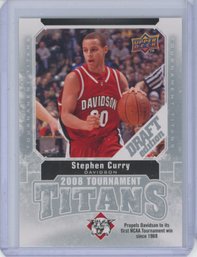 2009 Upper Deck Draft Edition STEPHEN CURRY Tournament Titians Rookie Card