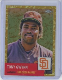 2022 Topps Chrome Platinum Tony Gwynn Gold Refractor /50