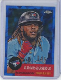 2022 Topps Chrome Platinum Vladimir Guerrero Jr Blue Ice Refractor /100