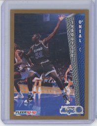 1992 Fleer Shaquille Oneal Rookie Card