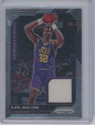 2021 Prizm Karl Malone Jersey Card