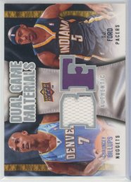 2009 Upper Deck Chauncy Billups Tj Ford Dual Jersey